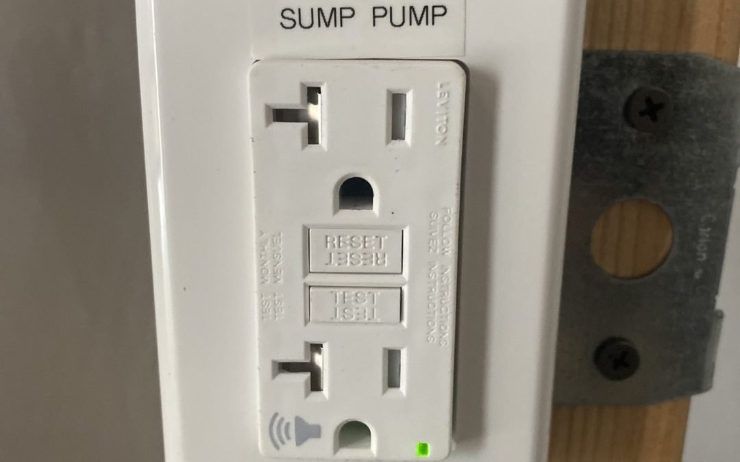 Audible Alarm GFCI For Sump Pumps and Other Appliances